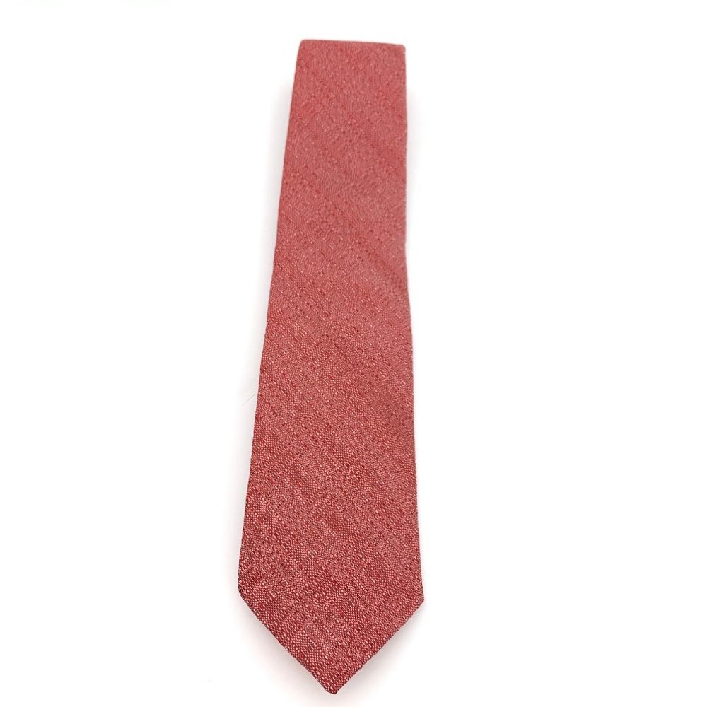 Sentierone 46 Bergamo Red Silk Tie - Picture 3 of 7